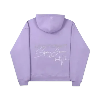 Unknown London Signature Rhinestone Hoodie "Purple"