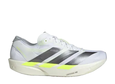 adidas Adizero Takumi Sen 11 "Cloud White/Iron Metallic/Solar Yellow"