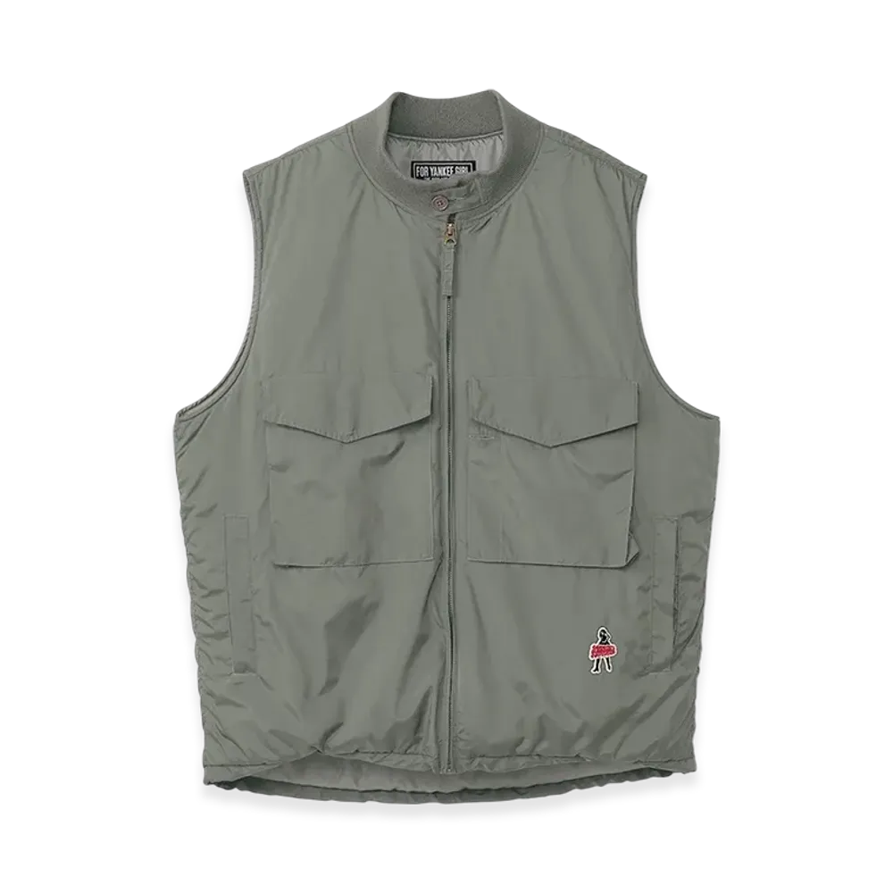 HYSTERIC GLAMOUR Vixen Girl Patch Military Vest "Gray"
