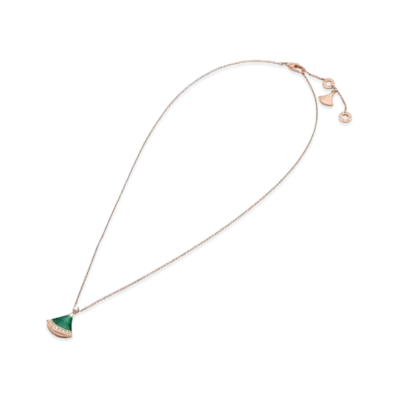 BVLGARI Divas Dream Necklace Diamond Malachite "Green"
