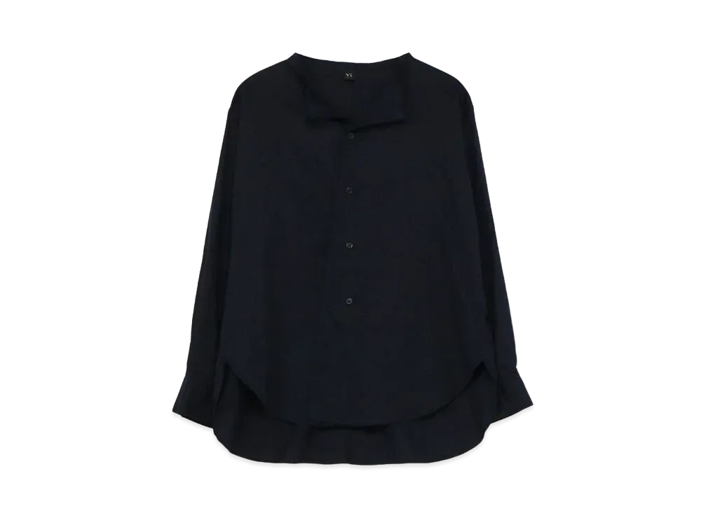 Yohji Yamamoto Y's TWILL CUT OUT COLLAR BLOUSE "Navy"
