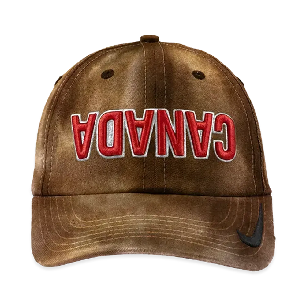 Travis Scott Cactus Jack x Nike Canada Distressed Total 90 Hat "Brown"