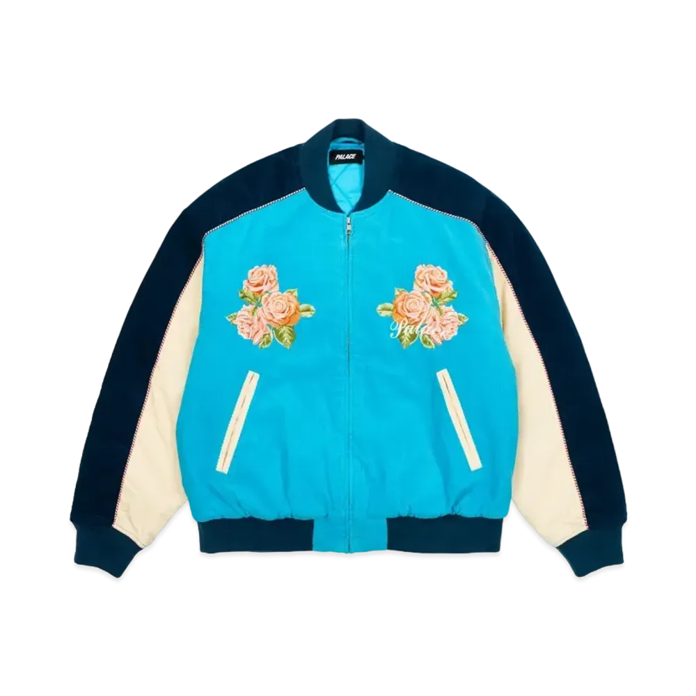 PALACE Cat Eye Bomber Jacket "Real Teal"