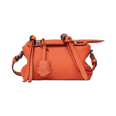 FENDI Women's By The Way Selleria Mini Handbag "Orange"