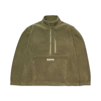 Supreme Polartec Half Zip Pullover "Light Olive"