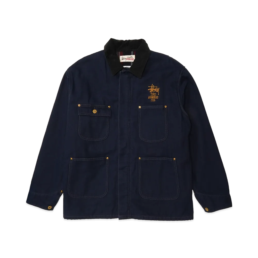 eYe JUNYA WATANABE MAN x Stussy W-Name Jacket "Navy"