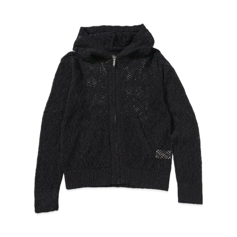 BEAMS FUTURE ARCHIVE Net Mesh Parka "Black"