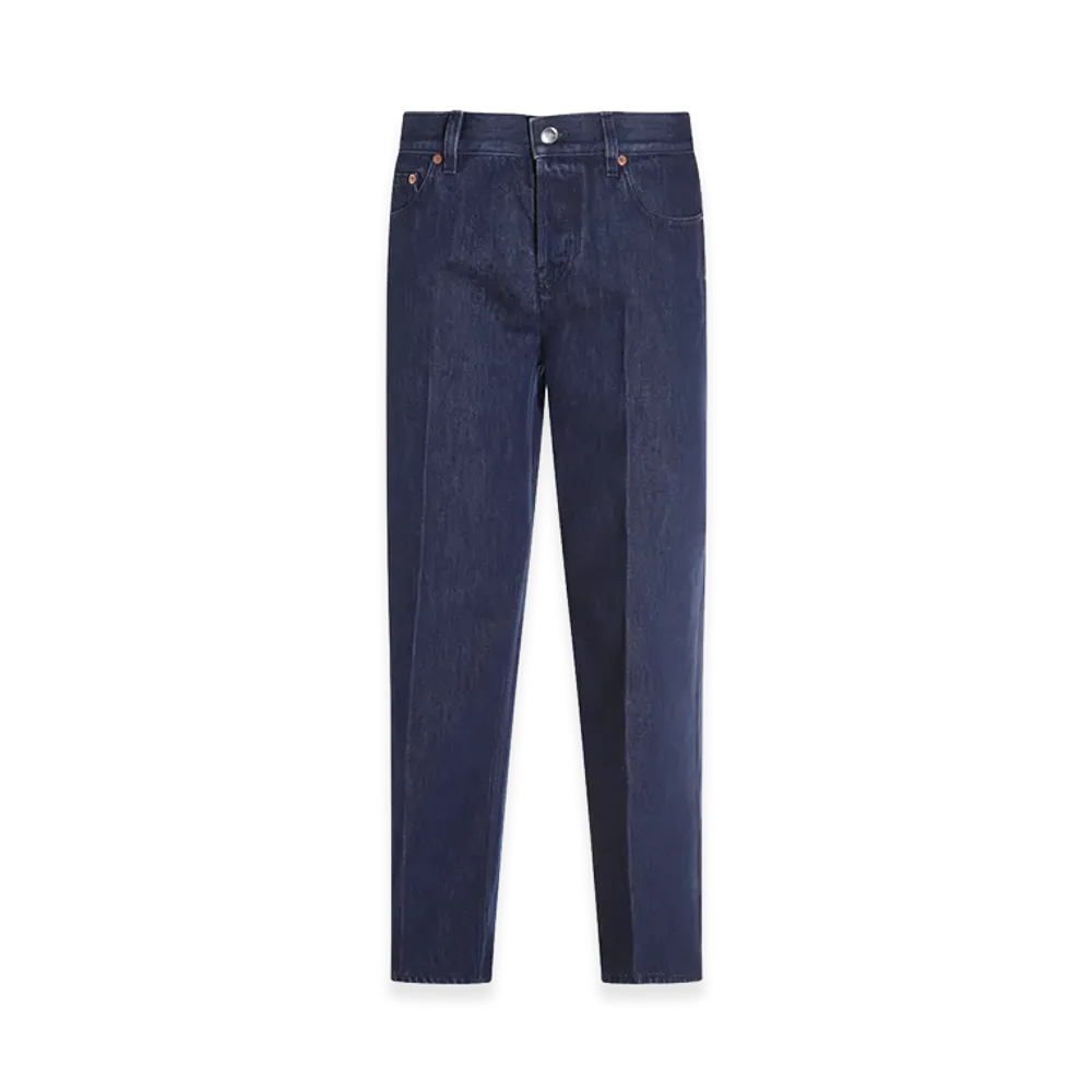 GUCCI Women's Cotton Jeans "Blue"