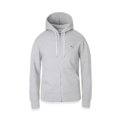 Maison Kitsune Foodie Tricolor Fox Patch "Gray Melange"