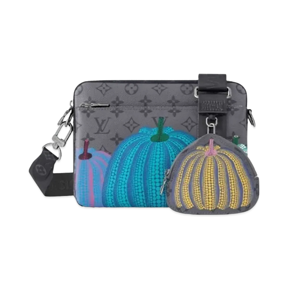 Louis Vuitton x Yayoi Kusama Trio Messenger Monogram Eclipse Reverse Pumpkin