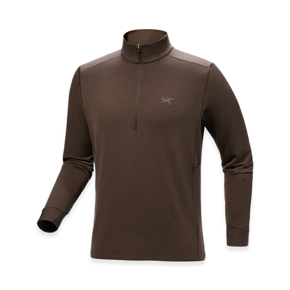 ARC'TERYX Rho Merino Wool Zip Neck Men's "Carob" X000007497
