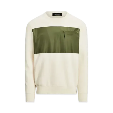 Polo Ralph Lauren Cotton-Blend Hybrid Sweater "Natural"