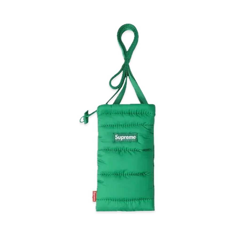 Supreme Puffer Neck Pouch "Green"