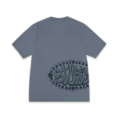 Stussy Wave Oval Tee Pigment Dyed "Navy"