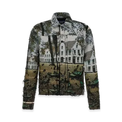 JUNYA WATANABE Jacquard Square Jacket "Multicolor"