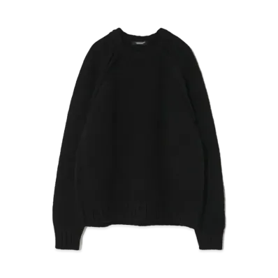 UNDERCOVER Raccoon Blend Wool Knit Pullover "Black"