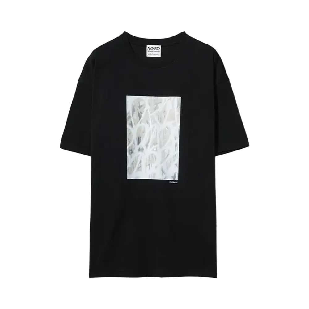 ReZARD × Masato Yamaguchi \ x Spray Logo Graphic T-Shirts "BLACK"