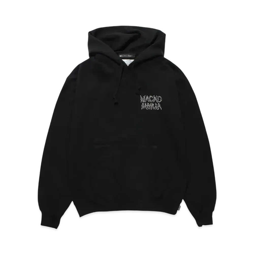 WACKO MARIA x NECKFACE Heavy Weight Hooded Sweat Shirt "Black"