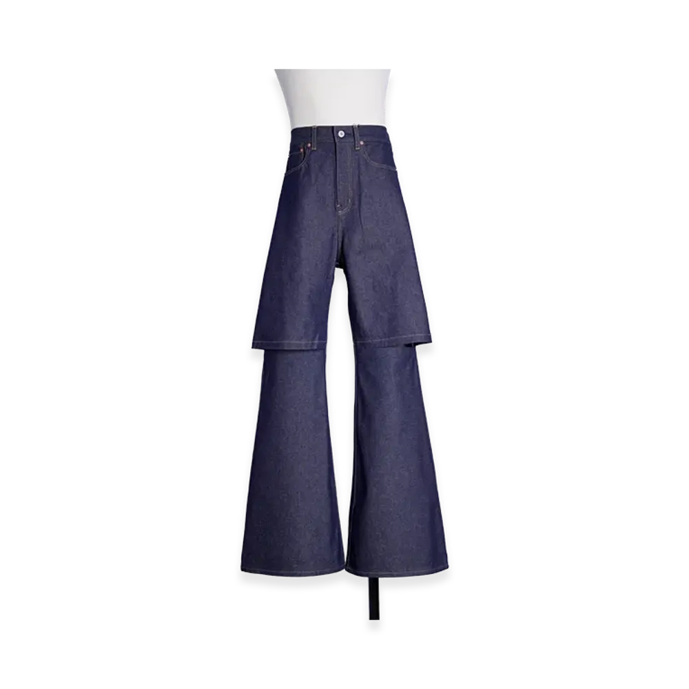 JUNYA WATANABE MAN Slit Flare Denim Pants "Indigo"