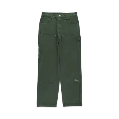 WIND AND SEA Duck Canvas D.Knee Painter PT "Green"