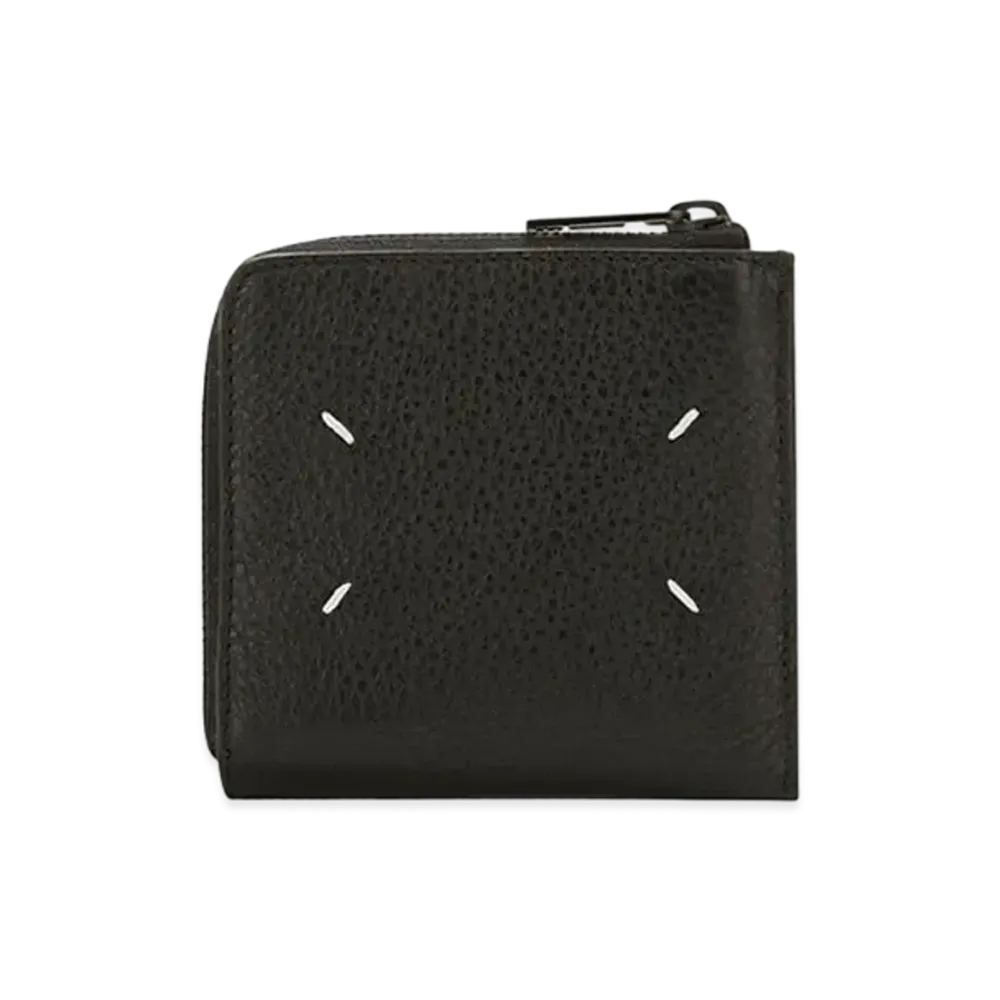 Maison Margiela Zip Leather Wallet "Black"