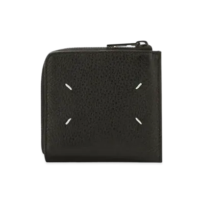 Maison Margiela Zip Leather Wallet "Black"