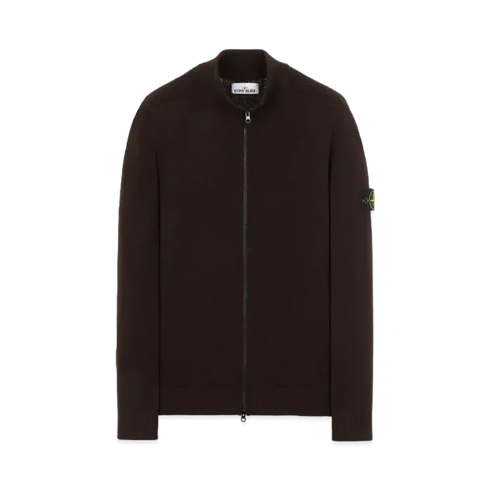 Stone Island 519A1 STRETCH WOOL "Dark Brown"