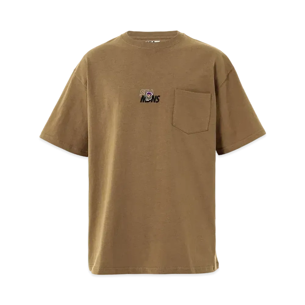 WIND AND SEA x MADNESS S/S TEE (POCKET) "Camel"