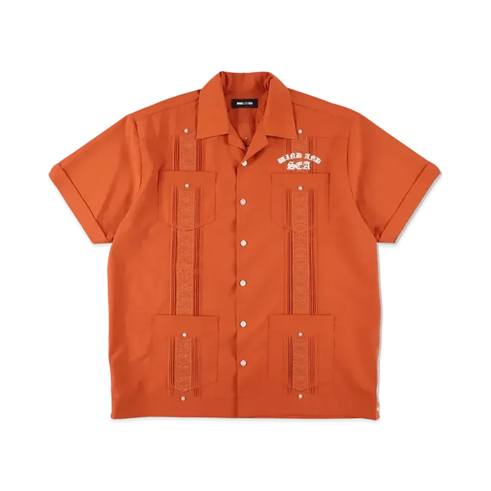 WIND AND SEA Cuba S/S Shirt "Dark Orange"