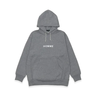 COMME des GARCONS HOMME Cotton Terry Cloth Garment Print T-Shirts "Top Grey"