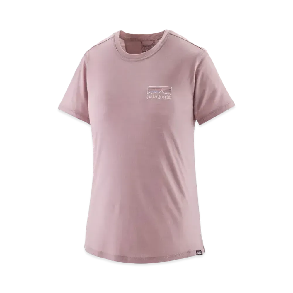 Patagonia Women's Capilene Cool Merino Blend Graphic Shirt "Mauve"
