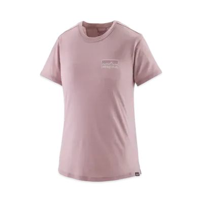 Patagonia Women's Capilene Cool Merino Blend Graphic Shirt "Mauve"