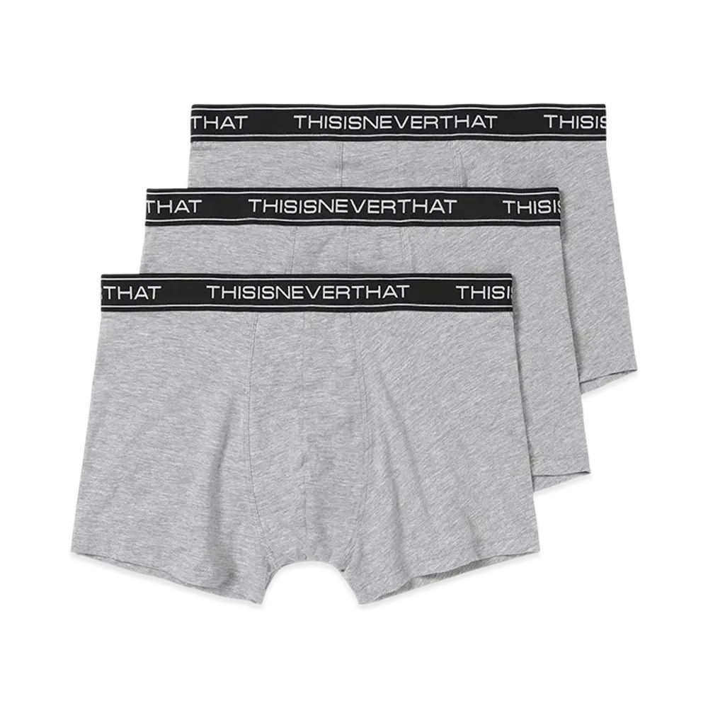 thisisneverthat Cotton Briefs 3Pack "Grey"