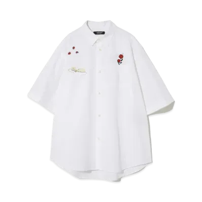 UNDERCOVER Cotton Broad Shirt "White"