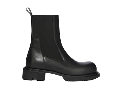 Rick Owens FW26 Tower Beatle Gabe Washed Calf Leather "Black"