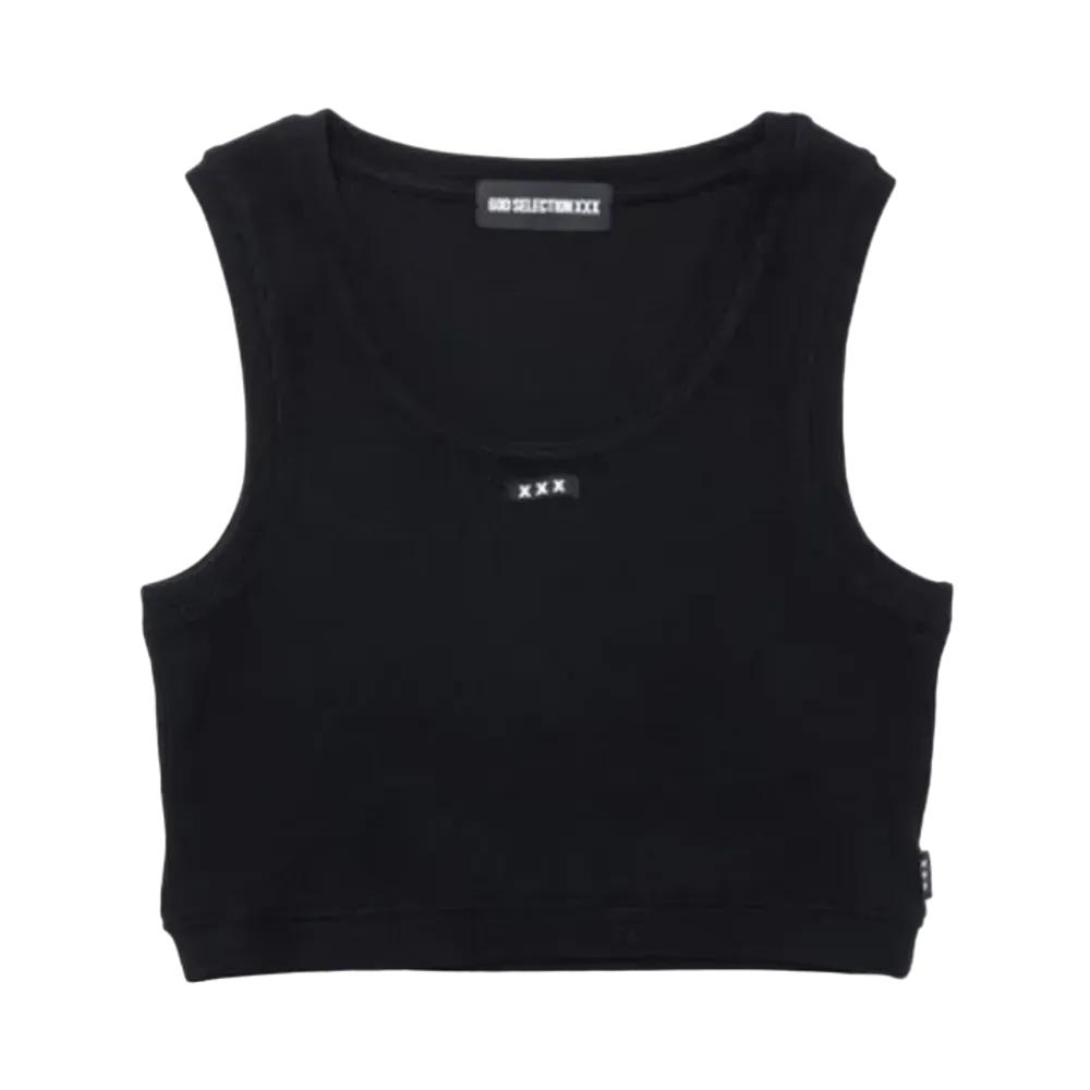 GOD SELECTION XXX Short Tank Top GXL-S24-CS-04 "Black"