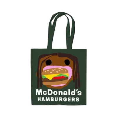Travis Scott Cactus Jack x CPFM 4 CJ Burger Mouth Tote "Green"