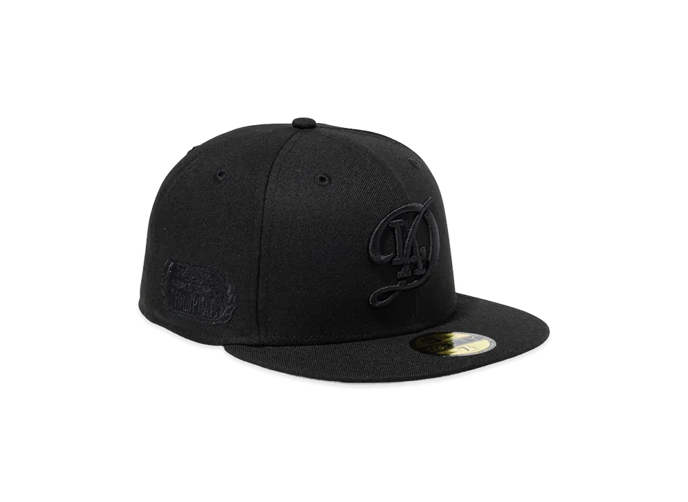NEW ERA 59Fifty World Series Champion 2025 Los Angeles Dodgers City Connect Logo "Black"