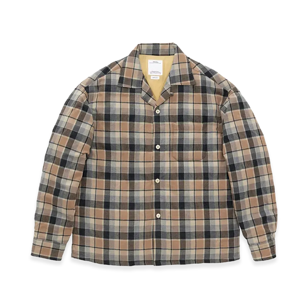visvim Keesey Check Down JKT "Beige"