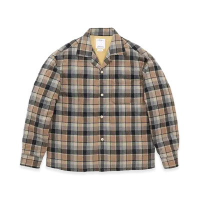 visvim Keesey Check Down JKT "Beige"