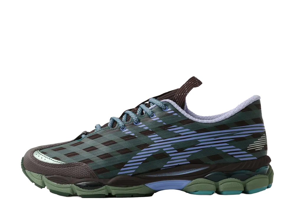 Kiko Kostadinov Studio ASICS US8-S GEL-SJ33 "Roasted Coffee/Bluebell"