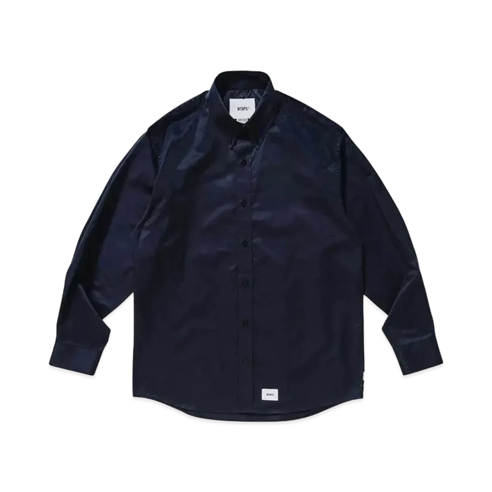 WTAPS BD L/S Cotto Twill "Navy"
