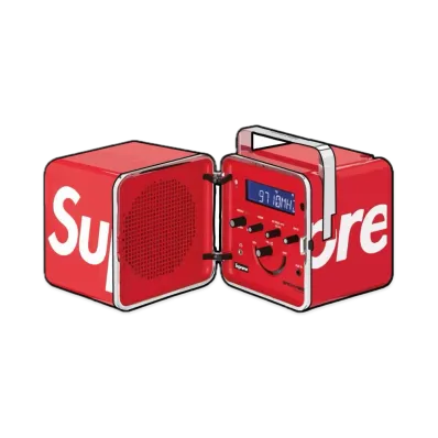 Supreme x Brionvega radio cubo "Red"