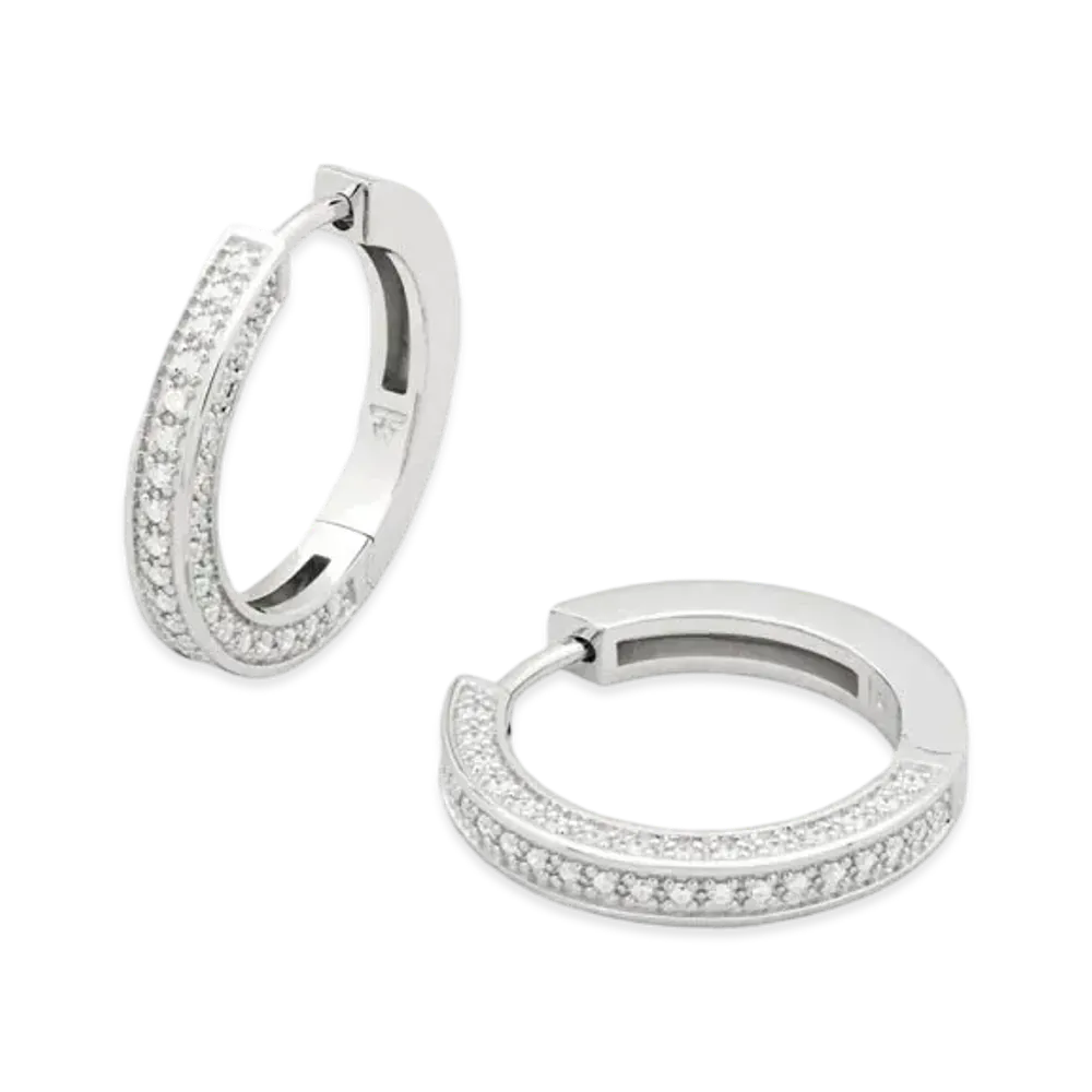 TOMWOOD Nova Hoops Medium "Silver"