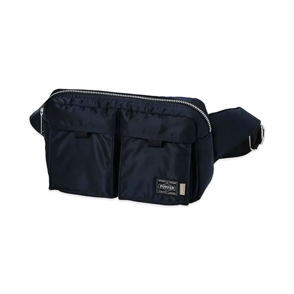 PORTER TANKER x JJJJound Waist Bag "Iron Blue"