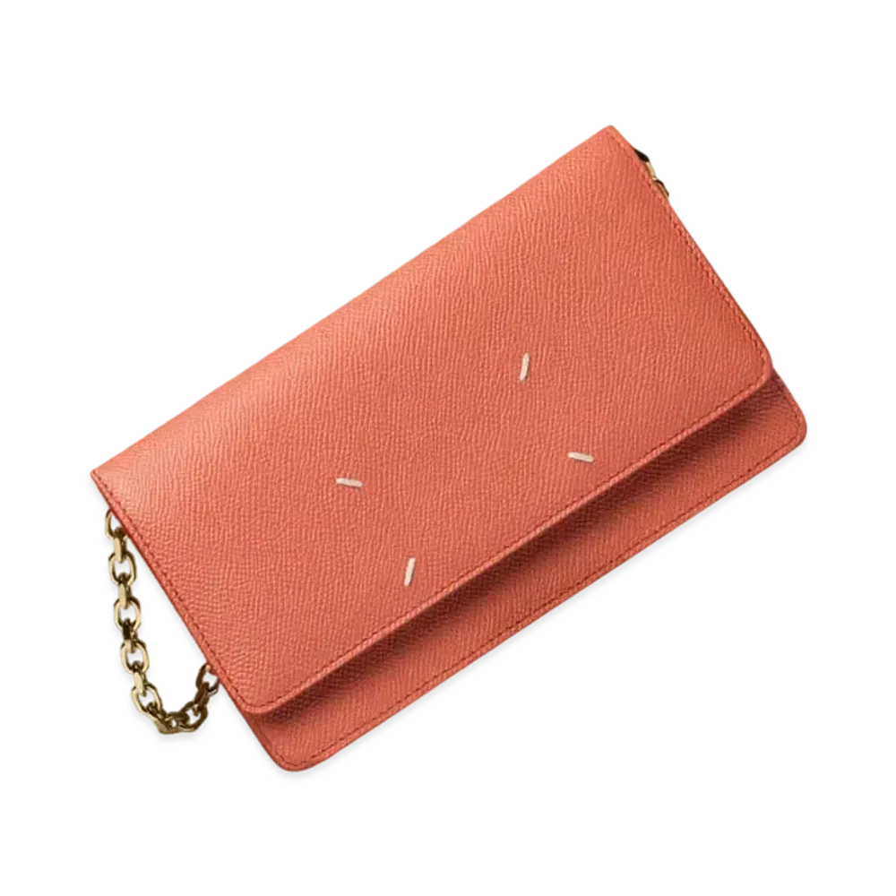 Maison Margiela Recicla Chain Wallet "Mango"