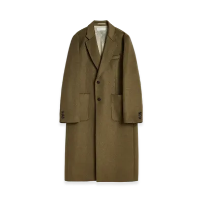 OUR LEGACY Robe Overcoat "Disruptive Moss Kilo Melton"