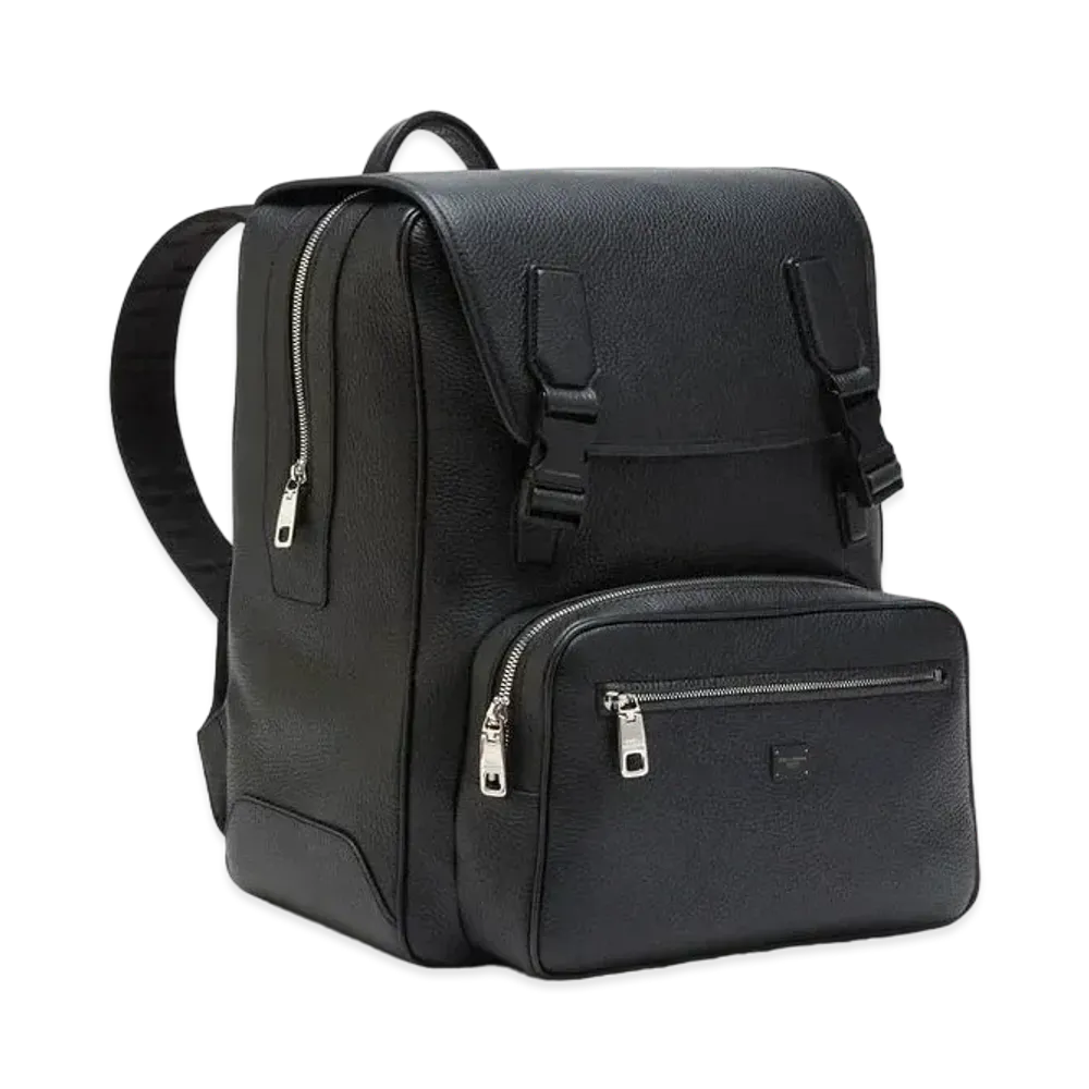 Dolce&Gabbana Palermo Backpack Hanmard Calfskin Logo Plate "Black"