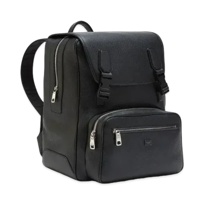 Dolce&Gabbana Palermo Backpack Hanmard Calfskin Logo Plate "Black"
