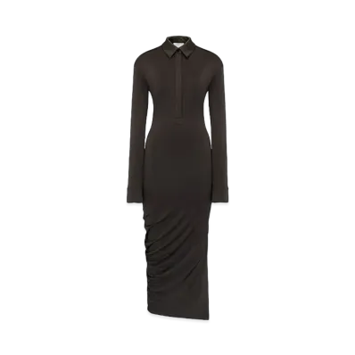 Alexander McQUEEN Fitted Shirt Dress "Ebony"